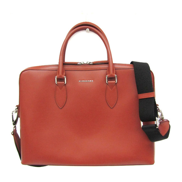 BURBERRY Brown Leather Shoulder Bag - Picture 1 of 11